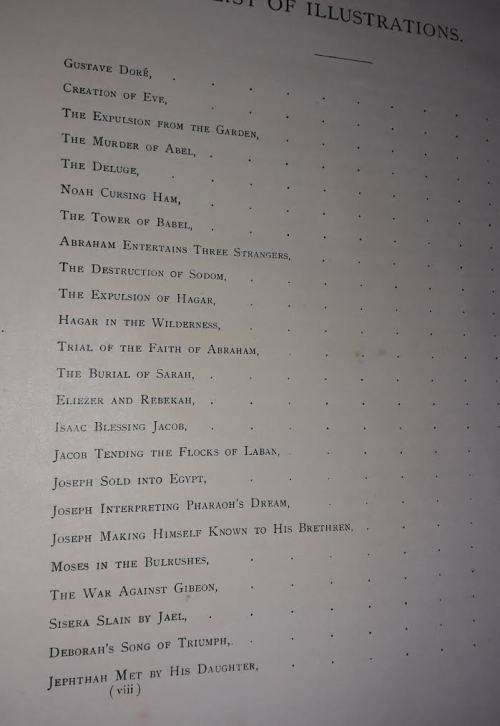 Bible Gallery - Illustrated by Gustave Dore`. 1890. 100 images.