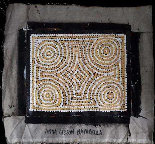 Rare! Australian Aboriginal Painting: Anna Gibson Napurulla.