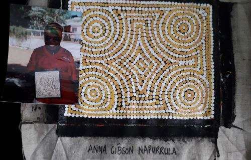 Rare! Australian Aboriginal Painting: Anna Gibson Napurulla.