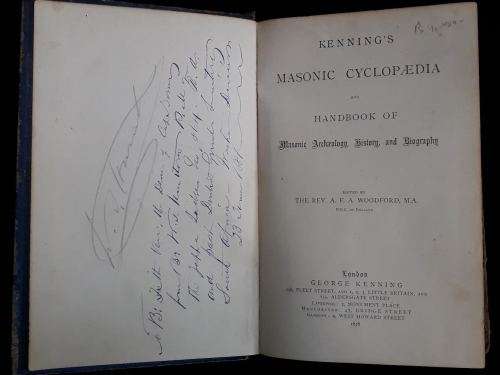 Freemason Book: Kenning`s Handbook and Cyclopaedia of Freemasonry. 1878.