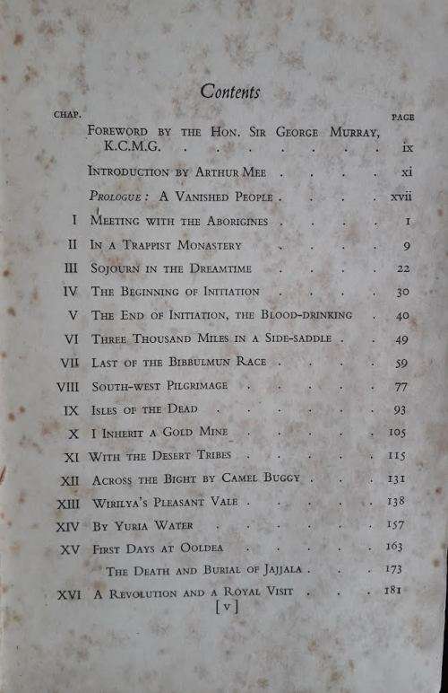 The Passing of the Aborigines, Daisy Bates, CBE. 1st Edition 1938.