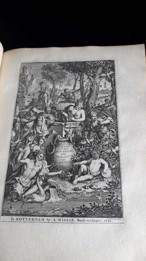 JAKOB ZEEUS, Overgeblewe gedichten, gedrukt by Arnold Willis, Rotterdam, 1726. RARE!!