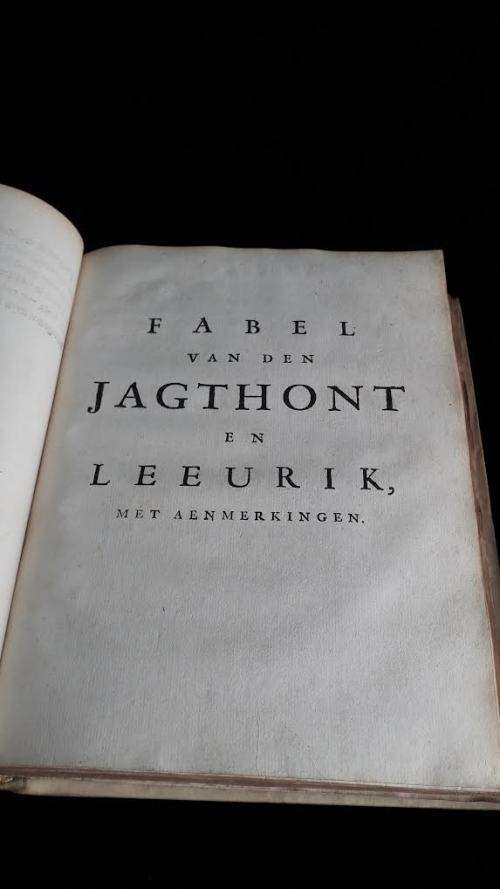 JAKOB ZEEUS, Overgeblewe gedichten, gedrukt by Arnold Willis, Rotterdam, 1726. RARE!!