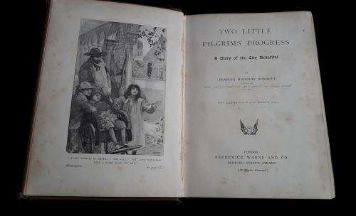 Pilgrim`s Progress by John Bunyon-London 1807. Plus Free Book: 2 Little Pilgrims Progress. 1897.