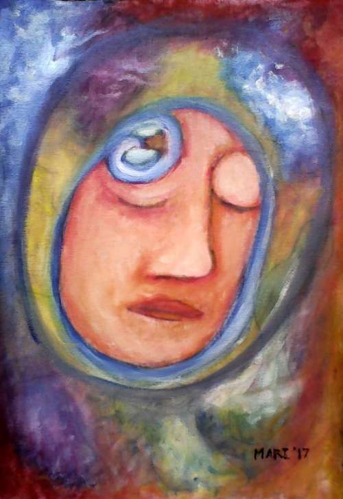 Spiritual - "Journey of my Soul 2" Original Mari Mackie Oil