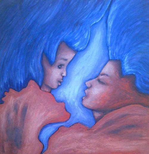 Clearance Sale "Conversation" Painted as Izwi by Mari Mackie