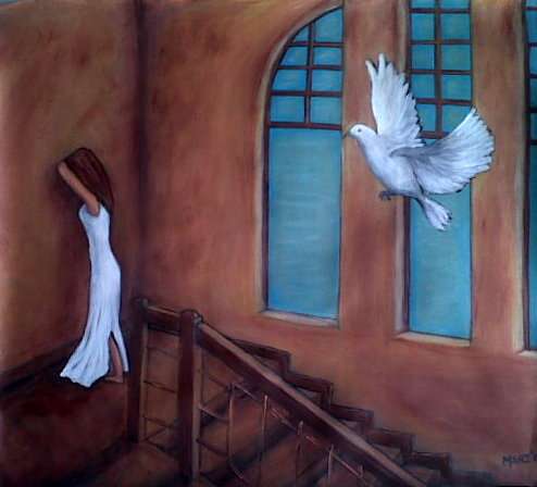 Fruits of the Spirit - Consolation - Original Mari Mackie -  630 X 560mm