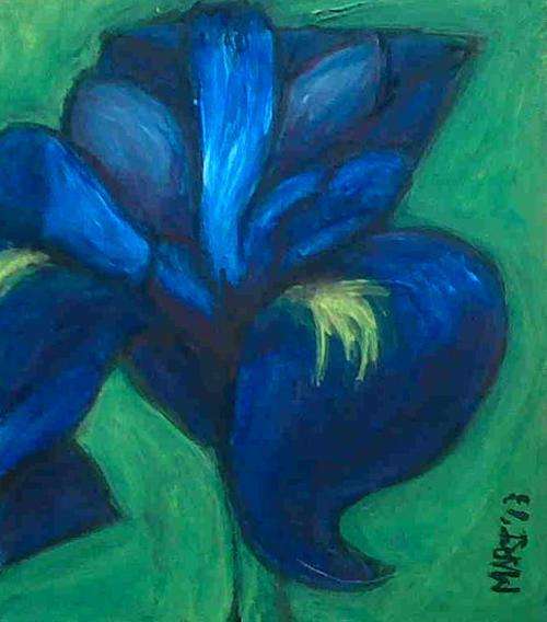 Flowers for you - Iris - Original Mari Mackie