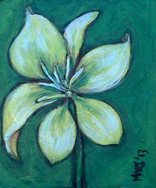 Flowers for you - Day Lily - Original Mari Mackie