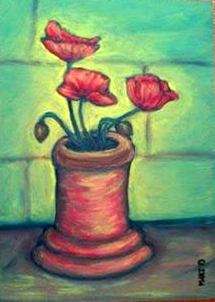 Poppies - Special - Original Mari Mackie - 420 X 300mm