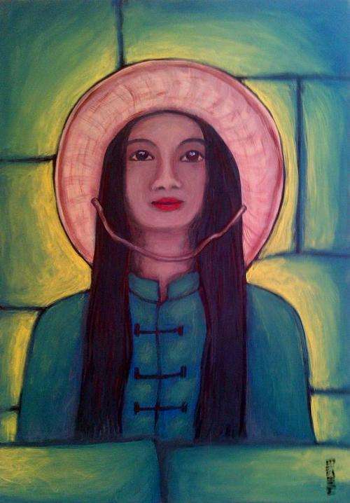 Asian Lady 2 - Special - Original Mari Mackie - 420 X 590mm