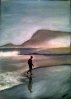 Meditation? Take a look - Me, Myself & I - SA Artist Mari Mackie Original - 420mm X 600mm