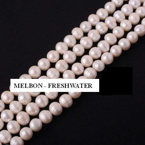 9-10mm Genuine Chinese Freshwater Cultured Pearls - 38 Pieces