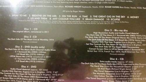 PINK FLOYD / DARK SIDE OF THE MOON - 6 DISC IMMERSON BOX SET - STILL IN CELLOPHANE