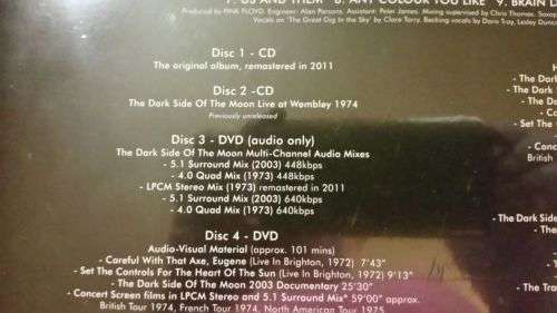 PINK FLOYD / DARK SIDE OF THE MOON - 6 DISC IMMERSON BOX SET - STILL IN CELLOPHANE