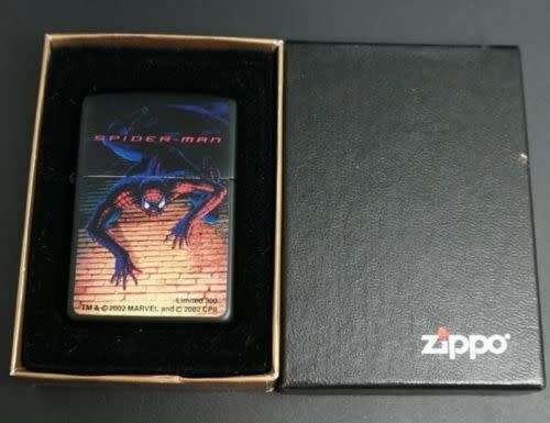 SALE!! GENUINE Zippo - Original 2002 SPIDERMAN ZIPPO (Z-6873) LTD EDITION OF 300 PCS FOR JAPAN ONLY