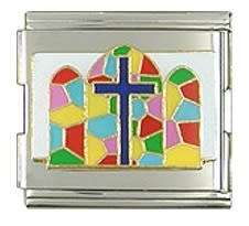 PREMADE CHRISTIAN Mega Italian Charm Bracelet - 9 x 18mm (as Nomination)