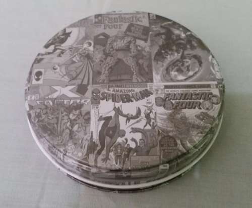 For the ULTIMATE SPIDERMAN FAN - 1 Mixed Superhero Container with 4 SPIDERMAN Coasters