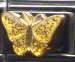 Italian Charms 9mm - Fits Nomination - Enamel - YELLOW BUTTERFLY