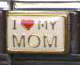 Italian Charms 9mm - Fits Nomination - ENAMEL - I LOVE MY MOM