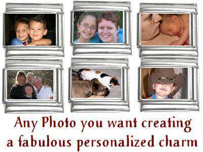 Italian Charm - ANY PERSONALIZED 9mm CHARM - Fits Nomination - Enamel