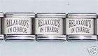Italian Charms 9mm- Fits Nomination - Laser - RELAX GOD'S IN CHARGE