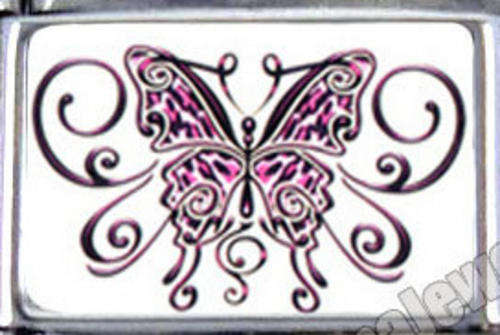 Italian Charms - Fits All 9mm Modular Bracelets - Photo - BUTTERFLY 1