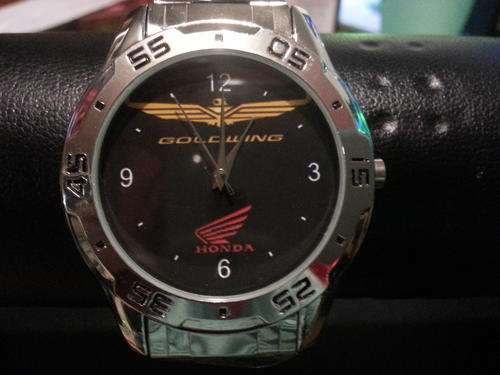 HONDA GOLDWING STAINLESS STEEL ANALOGUE MEN'S WATCH (Apologies for Picture)