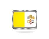 Italian Charms - Fits All 9mm Modular Bracelets - Flags - VATICAN