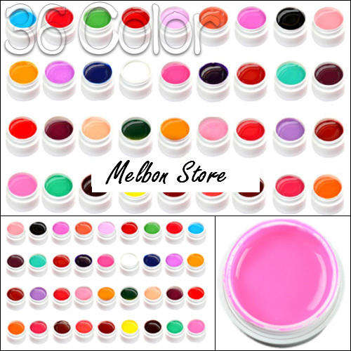 36 Pots Pure UV Gel Shiny Colors - For Manicures & Nail Art - BUY IN BULK - O.C