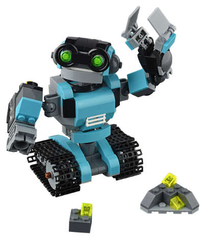 100% GENUINE LEGO® - LEGO® Creator Robo Explorer - 31062 - 3-in-1 - Includes a LEGO Light Brick