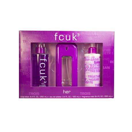 SPECIAL!!!!!  HEAVENLY SCENTS offers FCUK3 Gift Set For Her - IN STOCK