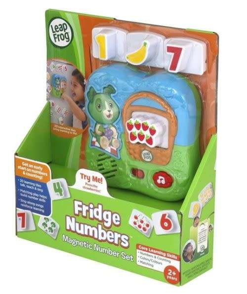 BLACK FRIDAY!!!! 100% LEAPFROG - Fridge Numbers Magnetic Set & get FREE Back Pack Wooden Block Set