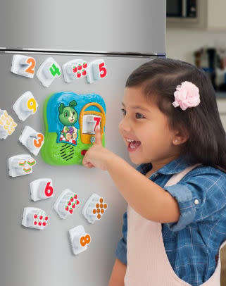 BLACK FRIDAY!!!! 100% LEAPFROG - Fridge Numbers Magnetic Set & get FREE Back Pack Wooden Block Set