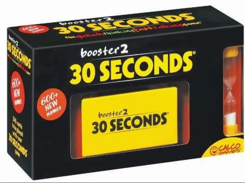 30 Seconds Board Game Printed 2018 + 30 Seconds Booster Pack with 240 Cards