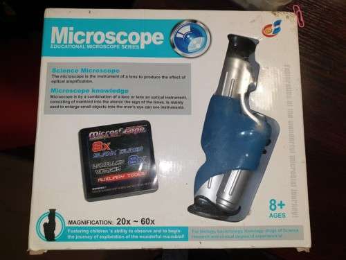 TOYLAND Offers a 20x - 60x Educational Microscope for children 8 - Up. (READ BELOW)