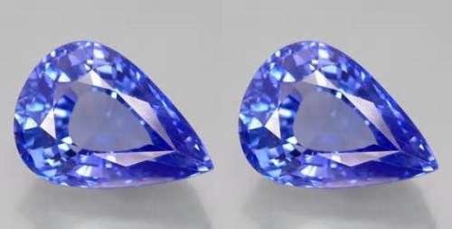 THE VAULT Offers 2 Pcs Glistening "UNTREATED" 100% Natural TANZANITE - Blue Violet - 0.43tcw
