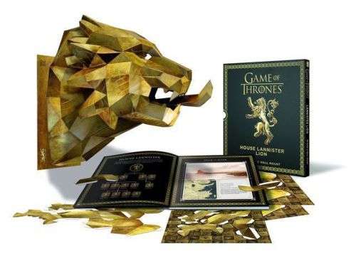 THE BOOKWORM Offers GAME OF THRONES: House Lannister - Lion 3D Mask & Wall Mount