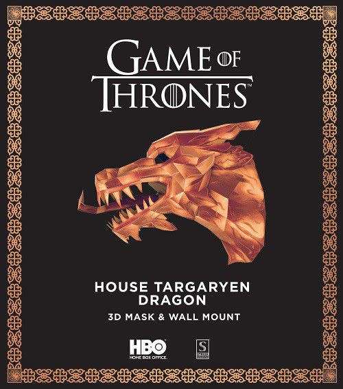 THE BOOKWORM Offers GAME OF THRONES: House Targaryen - Dragon 3D Mask & Wall Mount