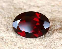 THE VAULT PRECIOUS JEWELS offers a "HIGH END" 100% Natural Gorgeous VIVID RED GARNET - 1.38ct