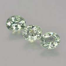 THE VAULT offers 3pcs Gleaming 100% Natural Soft GREEN SAPPHIRES - 0.63tcw - 1 Bid takes ALL!!