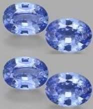 THE VAULT PRECIOUS JEWELS Offers 4 Pcs "UNTREATED" 100% Natural TANZANITE - Blue Violet - 0.60tcw