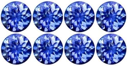THE VAULT Offers 8 Pcs of Glistening 100% Natural TANZANITE - Blue Violet - 0.58tcw -1 Bid takes ALL