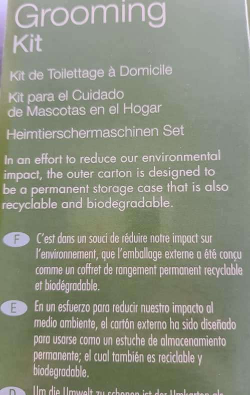 THE PET PALACE offers OSTER FULL HOME GROOMING KIT for Dogs or Cats - Used Twice