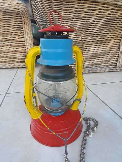 Can be restored to Vintage kerosene lamp or used as electric lamp as it has been converted.
