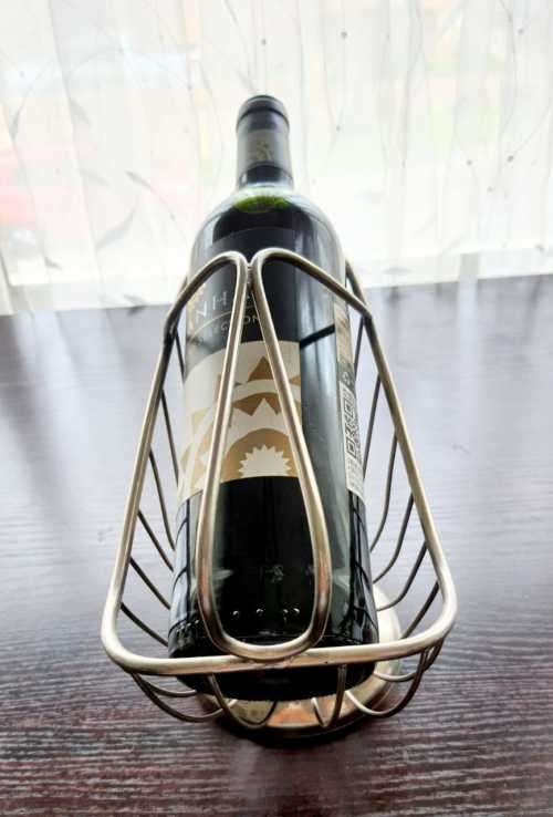 Unusual Vintage Basket Wine Bottle holder - 750ml