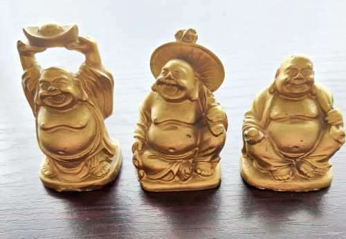 3 Laughing Little Buddhas