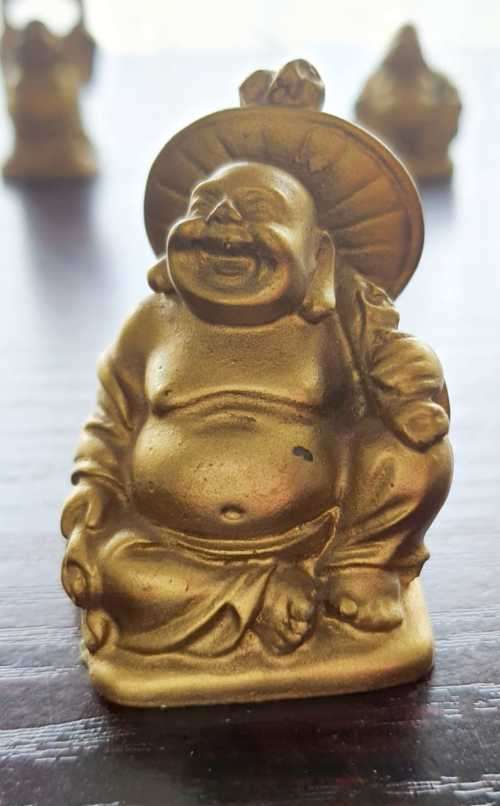 3 Laughing Little Buddhas