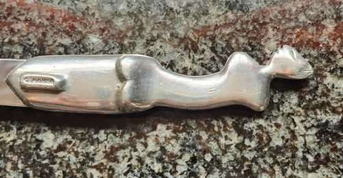 FUNCTIONAL ART : Vintage CARROL BOYES Cheese Knife - Marked