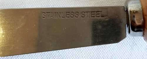 William James Butter Dish and Butter Knife - Marked